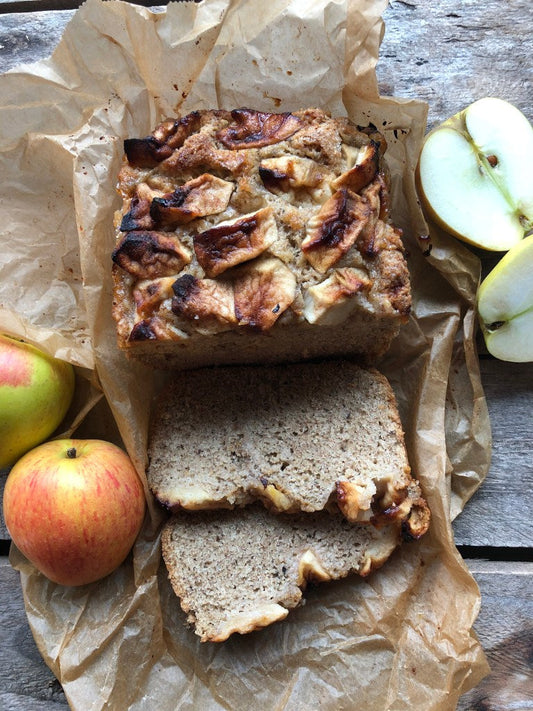 Gekarameliseerde appelcake (it's vegan!)
