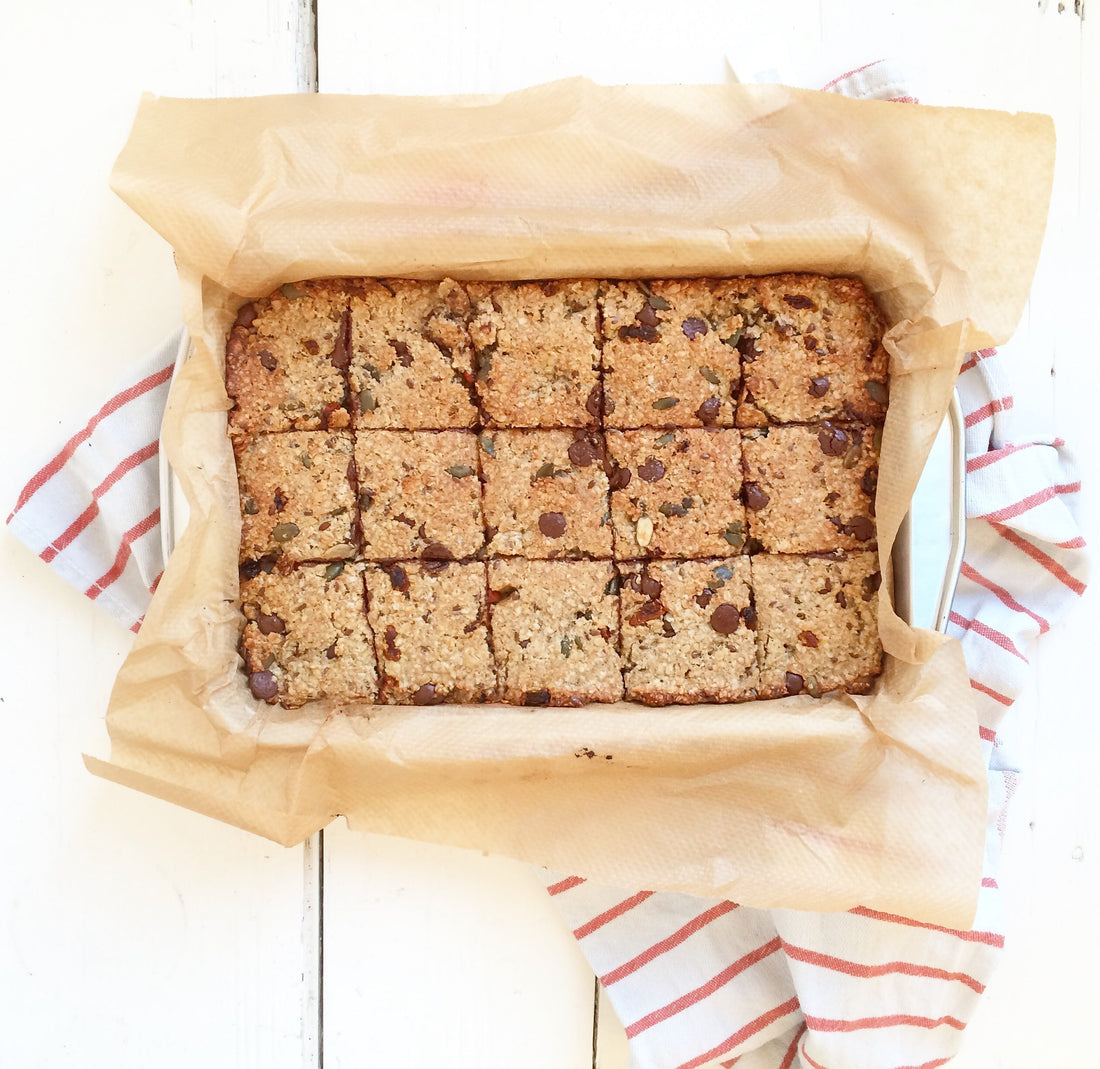 Bananenchocoladevierkantjes