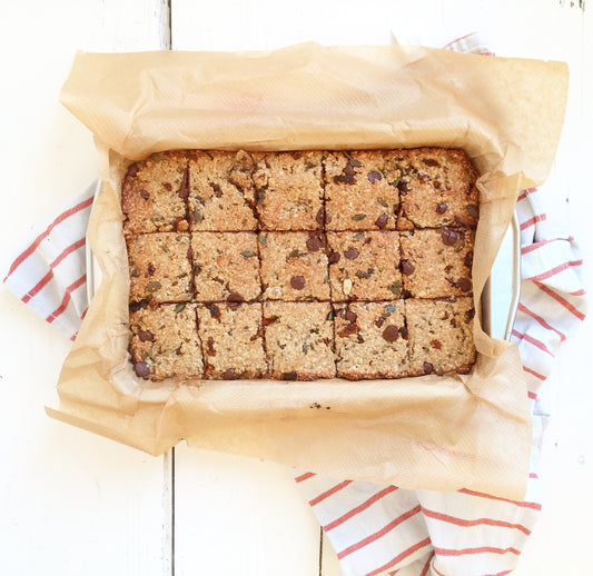 Bananenchocoladevierkantjes