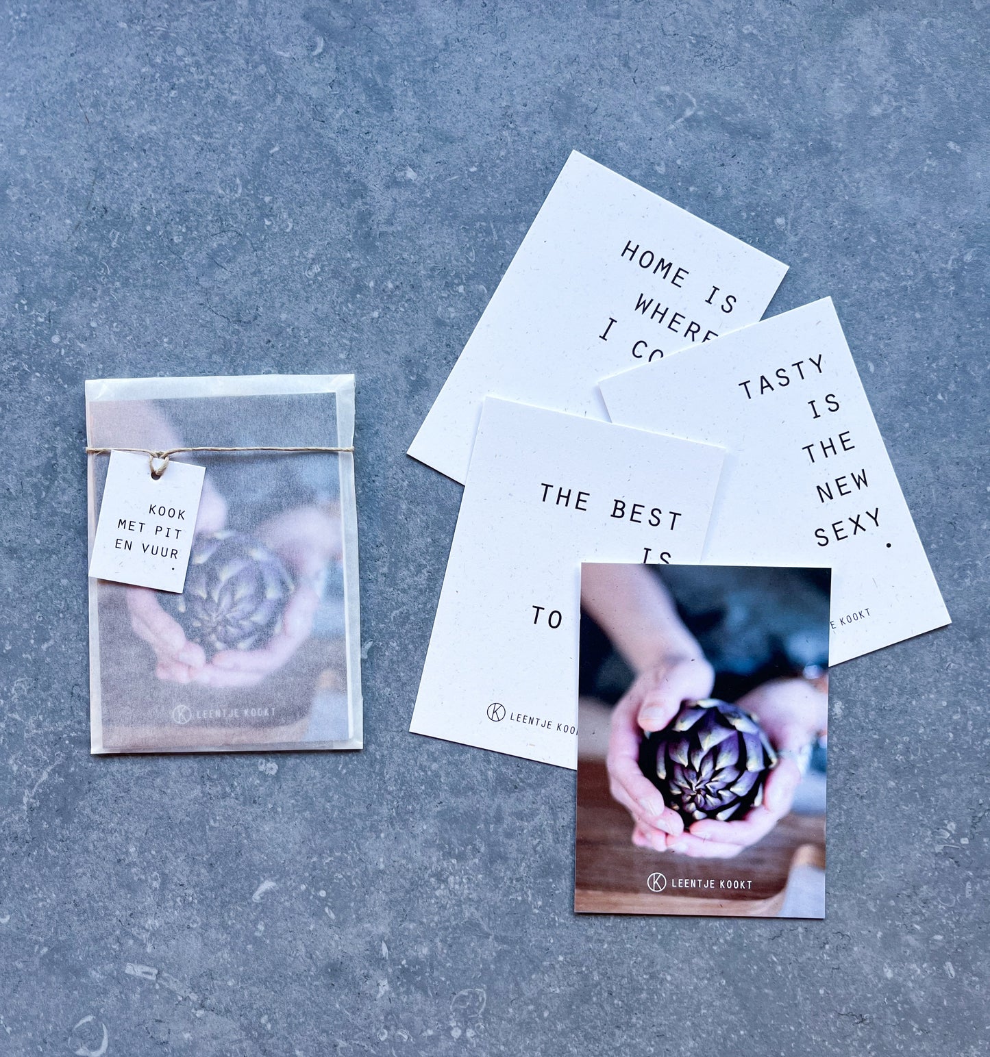 Kaartjes (setje van 4)